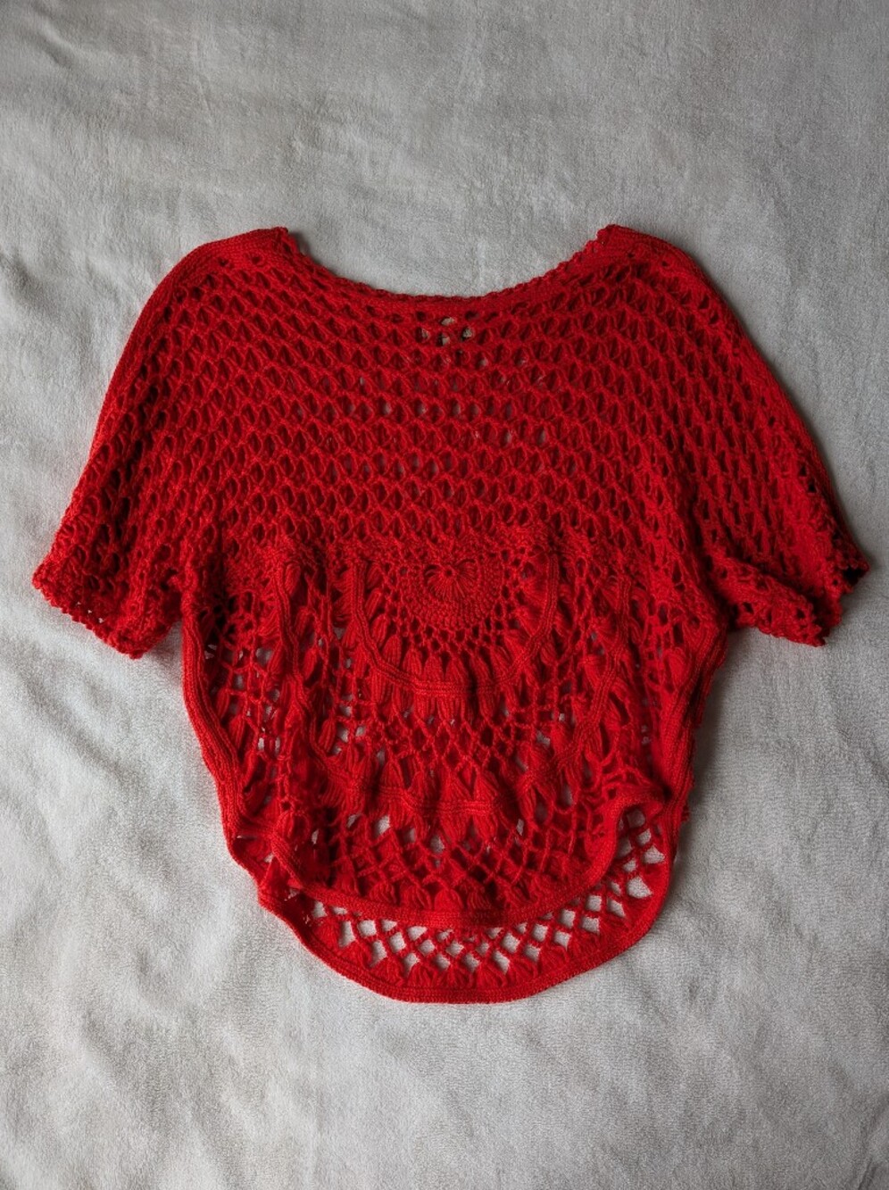 Vintage One World Crochet Top